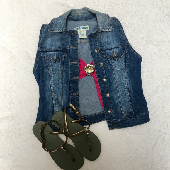 Paris Blues Jackets & Blazers - 🎁 5/$20: Jean Vest - Paris Blues - size S